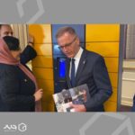 German Ambassador to Iran Hans-Udo Muzel Visits JaaBaar Stand