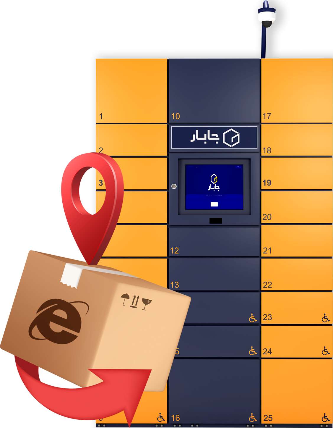مرجوعی کالا از طریق  لاکر هوشمند (First Mile)